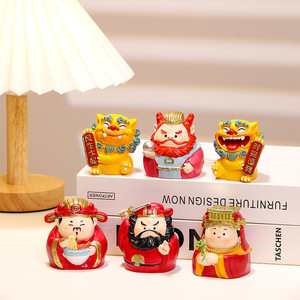 Lucky Little Deity Ornament Resin <b>Statue</b> Irregular Shape Home Decoration Office Desk Decor Car Accessory Personal Gift - Product Image 4