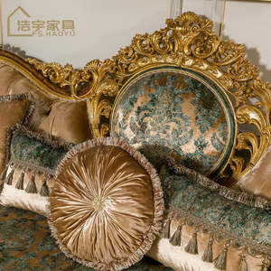 Hochwertige Antike Holz-Luxus-<span class=keywords><strong>Sofa</strong></span>-Sessel im Europäischen Stil Designer-Möbel Luxus-Wohnzimmer-<span class=keywords><strong>Sofa</strong></span> zum Herstellerpreis - Product Image 6