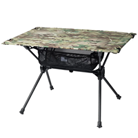 Table de camping pliable en aluminium, légère et enroulable, mobilier d'extérieur pour le camping, la plage et les pique-niques