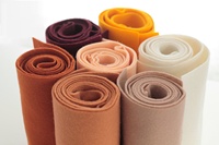 Offre Spéciale 100% polyester tissu feutre 40% laine 60% viscose feutre mélange laine et PET feutre