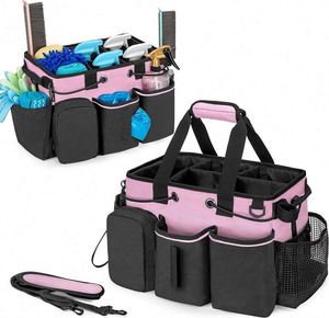 BSCI Factory Large Professional Cleaning Caddy With Detachable <b>Divider</b> Supply Organizer Cleaning <b>Bags</b> for Housekeepers Cleaners - Product Image 1