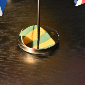 Banderas de Escritorio Personalizadas de Países, Tejidas en Poliéster con Asta de Acero Inoxidable, Impresión Digital, Tamaño Pequeño para Escritorio/Oficina - Product Image 2