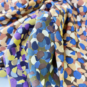 Dễ Dàng Chăm Sóc Durab Mùa Hè Chất Lượng Cao Polyester Satin Floral Print Vải Cho Trang Phục - Product Image 1