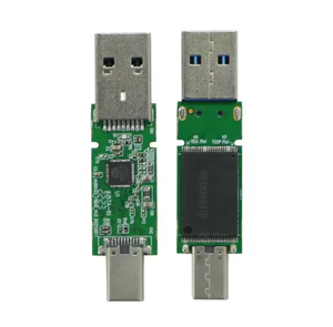 แฟลชไดรฟ์ OTG Type-C จำนวนมากชิป PCBA 8GB-256GB USB 3.0/2.0ความเร็วที่รวดเร็วชิปหน่วยความจำเปลือย - Product Image 1