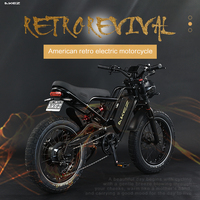 Vélo électrique AKEZ 20 pouces 52V 1500W à pneus larges pour adultes, batterie 25Ah, longue autonomie, puissant