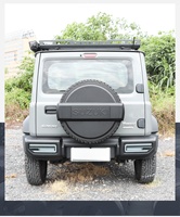 Housse de roue de secours avec logo ABS pour Suzuki Jimny JB64 2018 2019 2023 2024 2022 Jimny JB74 Accessoires 3 portes 5 portes JC74