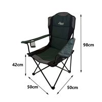 Chaise de camping pliable légère de haute qualité avec dossier haut en maille respirante, portable pour la pêche en extérieur