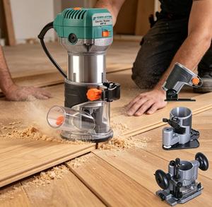 Fresatrice <span class=keywords><strong>Elettrica</strong></span> Multifunzione 710W ad Alte Prestazioni per Rinnovo Mobili e Lavorazione del Legno - Product Image 5