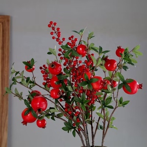 Fabbrica all'ingrosso <span class=keywords><strong>fiore</strong></span> artificiale Decor bacche di biancospino alberi da frutto artificiali bacche di <span class=keywords><strong>melograno</strong></span> fiori artificiali - Product Image 5