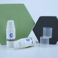 Flacon cosmétique vide en PP de 5 ml, 10 ml, 15 ml, format voyage, flacon sans air en plastique, emballage pour soins de la peau, flacon échantillon pour sérum