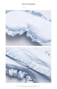 Antifaces de Seda con Volantes para Dormir, Suaves y Multicolores, para Dormir Mejor - Product Image 3
