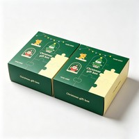 Boîte cadeau mystère personnalisée en carton blanc pliable pour cadeaux surprise et produits en boîte mystère