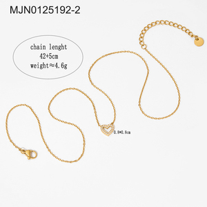 MICCI 18K 镀金防过敏不锈钢精致个性化分层定制名字 Y 项链 - Product Image 4