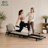 Reformer de Pilates pliable professionnel portable Celux pour usage domestique, en acier léger, réglable, pour salle de sport et studio, à prix abordable