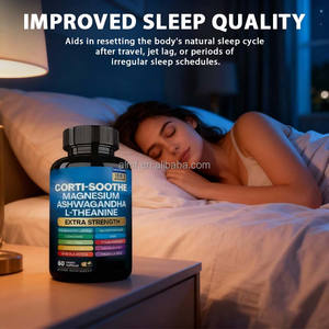 13-in-1追加強度マグネシウムアシュワガンダL-テアニンハーバルサプリメント120ベジカプセル大人用プレミアム品質 - Product Image 3