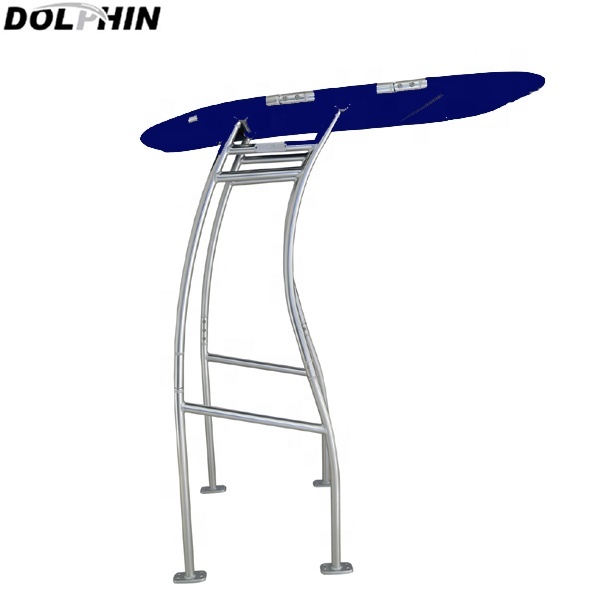 Dauphin Pro Plus Bateau T Top w/Bleu Marine Auvent coupe de petite à moyenne taille bateau