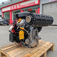Moteur à essence V-Twin 35HP à injection électronique (EFI) refroidi par air, adapté aux opérations de lutte contre les incendies forestiers et aux machines minières, 27KW 3600RPM