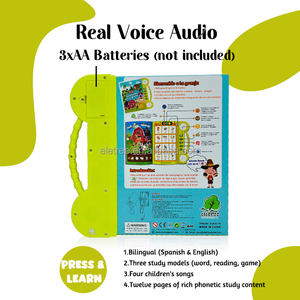 Libro de <span class=keywords><strong>audio</strong></span> de fonética en español para niños, Libros electrónicos en español, tablero educativo infantil, impresión de libros - Product Image 5