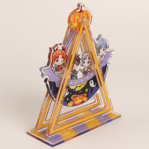 Exhibidor Giratorio <span class=keywords><strong>de</strong></span> Acrílico <span class=keywords><strong>de</strong></span> Doble Cara, Diseño <span class=keywords><strong>de</strong></span> Barco Pirata <span class=keywords><strong>de</strong></span> <span class=keywords><strong>Dibujos</strong></span> <span class=keywords><strong>Animados</strong></span>, Color y Tamaño Personalizables, Regalo Personalizado para el Hogar - Product Image 2