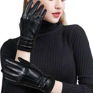 New Design Leather Fashion <b>Gloves</b> Quick Dry Breathable Unique Style Winter <b>Warm</b> Wear Leather <b>Gloves</b> For Daily Outdoor Use - Product Image 6