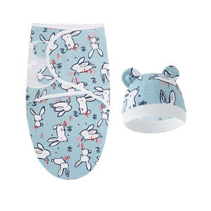 100% algodón bebé recién nacido Swaddle verano Animal patrón bebé saco de <span class=keywords><strong>dormir</strong></span> y Manta suministros <span class=keywords><strong>para</strong></span> Bebés Ropa de sala de entrega - Product Image 2