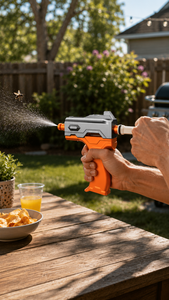 Tueur d'insectes infrarouge laser rechargeable, tapette à mouches en ABS, sans piles, forme carrée solide - Product Image 4