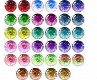 6mm-50mm pêche en mer tête de gabarit leurre yeux verre Cabochon yeux Multi couleur bricolage accessoire pour jouets bijoux