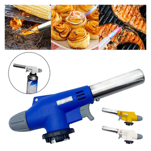 Torches au butane, flamme réglable, lance-flammes portatif en cuivre, allumeur de flamme domestique pour la cuisine - Product Image 4