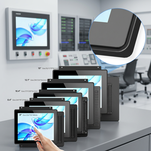 <span class=keywords><strong>Monitor</strong></span> Touch Screen Industriale da 8", 12", 15" Full <span class=keywords><strong>HD</strong></span> 1920x1080, Display LCD Capacitivo VGA <span class=keywords><strong>HD</strong></span> DVI, Montaggio a Parete IP65 per Fabbriche - Product Image 1
