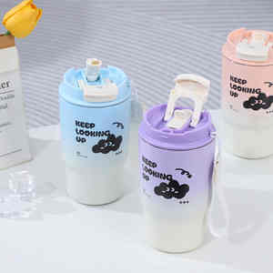 Modern Gradient 316 Stainless Steel Thermos <b>Cup</b> <b>with</b> 6-12 Hours Thermal Insulation Portable Design - Product Image 5