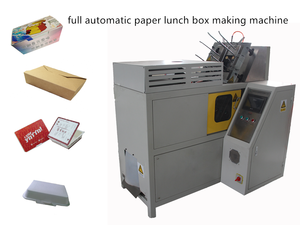 Máquina completamente automática para hacer desechable de papel caja de comida rápida - Product Image 4