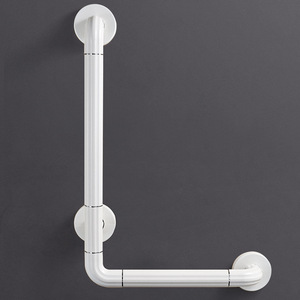 Bathroom Grab Bar <b>Wall</b> <b>Mounted</b> Stainless Steel Anti Slip For Elderly And Disabled 400 Jin Load Capacity Minimalist Design - Product Image 4