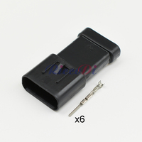 Conector de Sensor de Pedal de Acelerador Tyco de 6 Pines, Enchufe Impermeable para Acelerador, para FORD GM 1438153-5 1-1419168-1