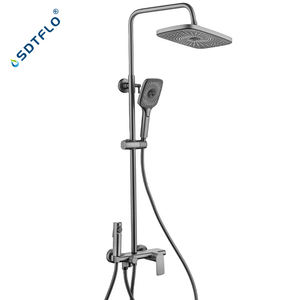 Juego de ducha fría y caliente, ducha montada en la pared en el baño, ducha de baño doméstica con presión - Product Image 6