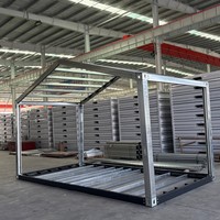 Maison conteneur démontable à installation rapide |   Espace modulaire réutilisable pour camp de travailleurs, bureau de chantier et hébergement d'hôtes