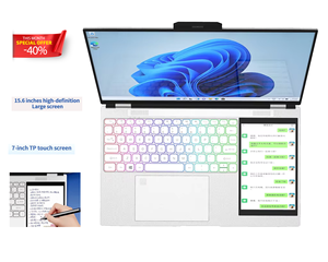 แล็ปท็อปรุ่นใหม่ปี 2025 ขนาด 15.6 นิ้ว สเปคสูง คอมพิวเตอร์ 32GB 1TB SSD OEM สำหรับธุรกิจ พร้อมหน้าจอสัมผัสคู่ 7 จุด - Product Image 1