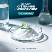 Perles de bêta-cyclodextrine enduites de chlorhydrate de cystéamine, promoteur de croissance pour le bétail, les ruminants et les chevaux