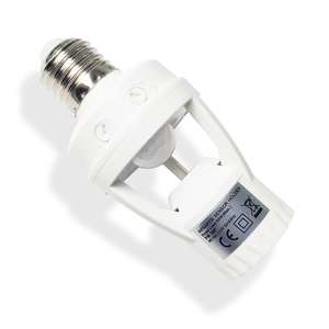Đui Đèn Cảm Ứng Hồng Ngoại LED 110V 220V E27 Đui Đèn Cảm Biến Chuyển Động Cơ Thể Người PIR 360 Độ Điều Chỉnh Được Đế Bóng Đèn Vít - Product Image 1