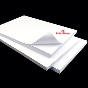 Papier photo A5 148x210mm non autocollant, imprimable jet d'encre, finition mate pour impression - Product Image 1