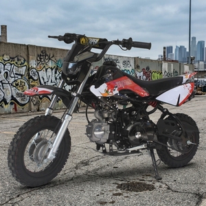 Oferta Especial: Motocicleta Todoterreno de 110cc, Refrigerada por Aire, Monocilíndrica, Motor 4T 3L, Escape Doble Recto, Monocilíndrica de 110cc - Product Image 1