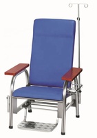 Fauteuil de prélèvement sanguin manuel Fauteuils de traitement de dialyse Divan d'examen de physiothérapie Fauteuil de thérapie par perfusion inclinable médical