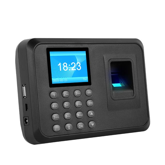 Standalone Fingerprint Attendance for School Staff with 1500 Fingerprint Capacity 150000 Record Capacity USB Export