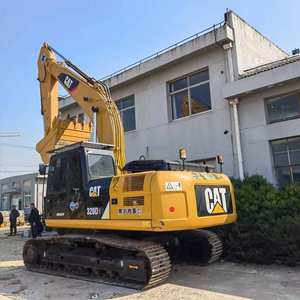 Excavatrice sur chenilles CAT 320d2 d'occasion de 20 tonnes pour terrains d'excavation moyens, machine de terrassement Caterpillar du Japon pour l'agriculture - Product Image 6