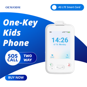 Téléphone intelligent 4G LTE pour enfants contrôlé par application Android, appel SOS, <span class=keywords><strong>chat</strong></span> vocal, suivi en temps réel, précision <span class=keywords><strong>GPS</strong></span> 5m, certifié FCC/CE - Product Image 2