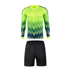 Seragam Kiper Sepak Bola Lengan Panjang Unisex, Baju Ketat, Setelan Jogger, Latihan Lari, Rugby, Penjaga Gawang, Perlengkapan Sepak Bola - Product Image 5