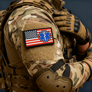 맞춤형 PVC 깃발 패치 국가별 국제 프라이드 여행자 가방 수트케이스 백팩 미국 국기 패치 - Product Image 3