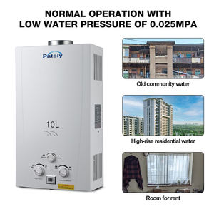 6L 10L prezzo competitivo tipo canna fumaria bianco a parete scaldabagno a <span class=keywords><strong>Gas</strong></span> CE contrassegnato perfetto per la piccola casa bagni Combi <span class=keywords><strong>Boiler</strong></span> - Product Image 2