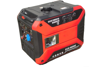 Générateur portable silencieux à essence 6,5-8 kW, démarrage à distance, 230 V monophasé, autonomie 7h, usage extérieur, 6500i-Red Gas - Offre Spéciale - Product Image 4