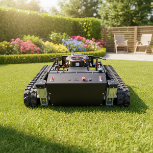 Tagliaerba Semovente Industriale a Benzina per Tutti gli Usi con Telecomando, Design Cingolato, Potenza 5000W - Product Image 6