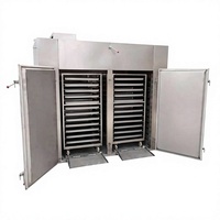 Secador de Bandejas Comercial de Acero Inoxidable, 4000W, Calefacción Eléctrica, 380V, para Procesamiento de Alimentos, con Control PLC y Diseño de Ahorro de Energía